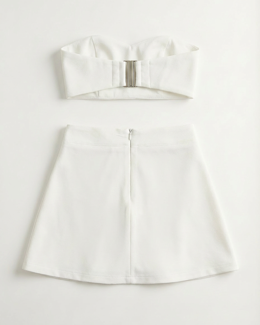 Lily Linen Mini Dress Set