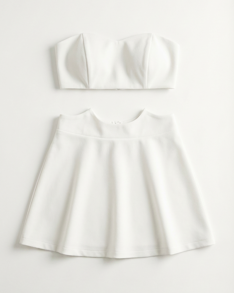 Lily Linen Mini Dress Set