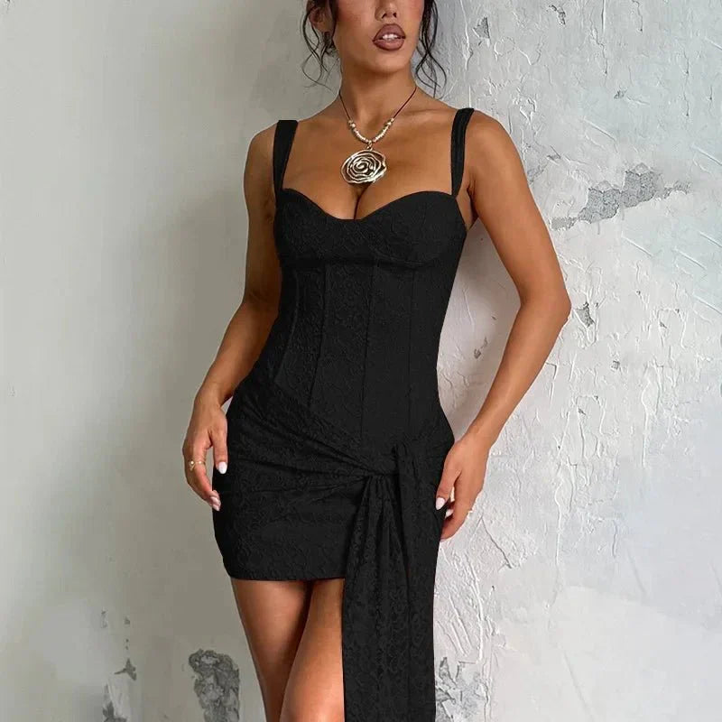 Amanda Sleeveless Corset Mini Dress