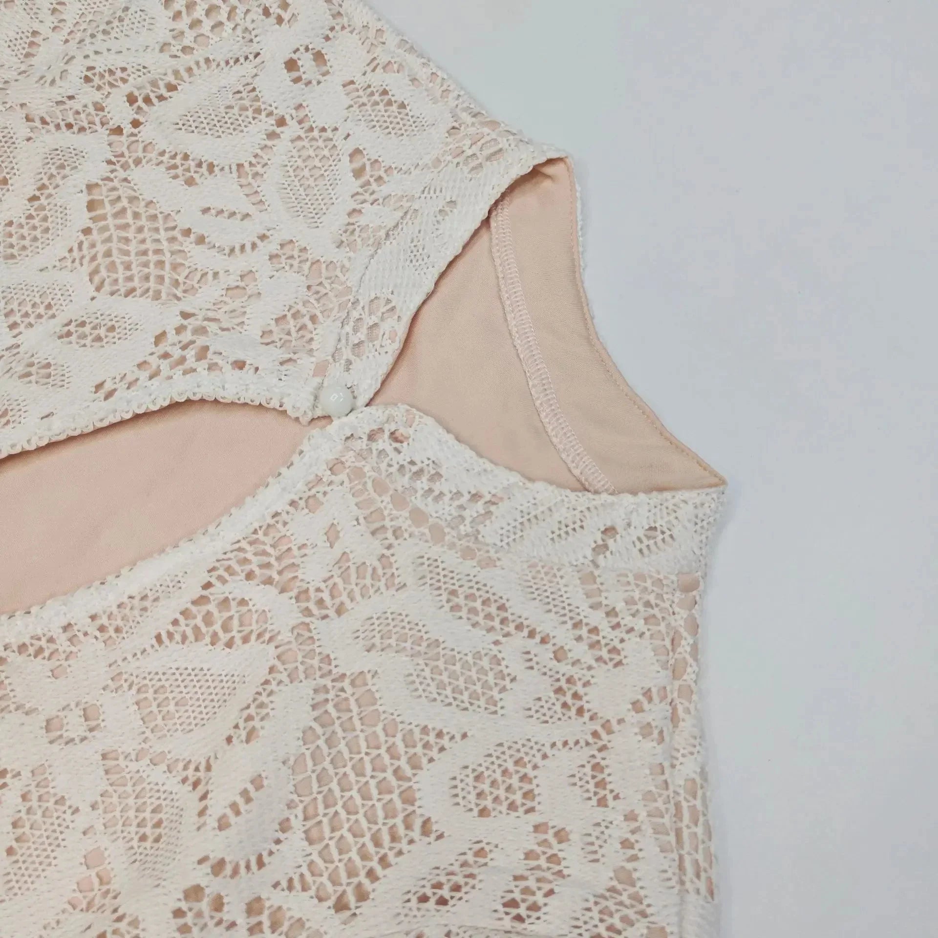 Amara Cut-Out Lace Mini Dress