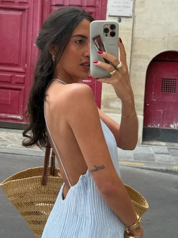 Anna Backless Maxi Dress