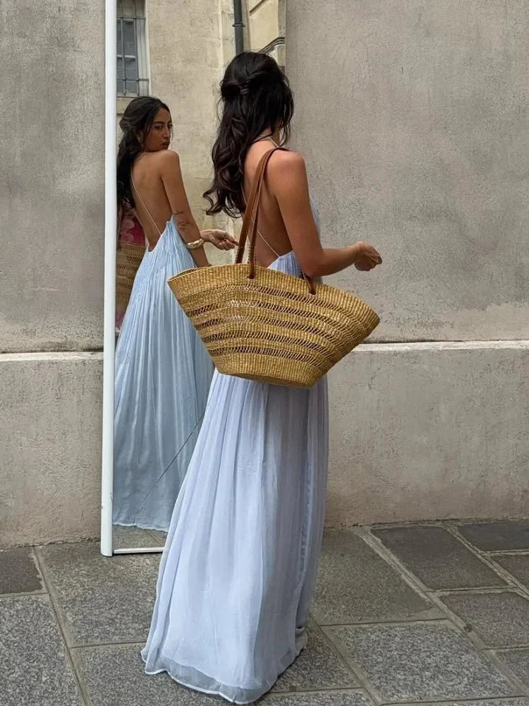 Anna Backless Maxi Dress