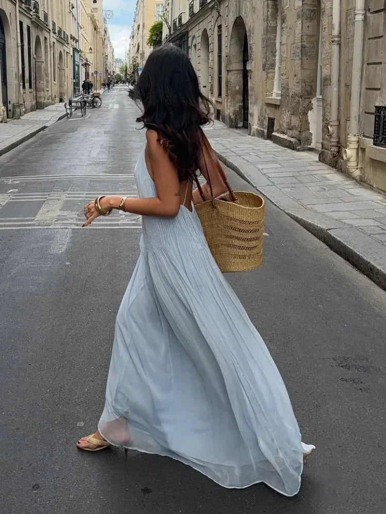Anna Backless Maxi Dress