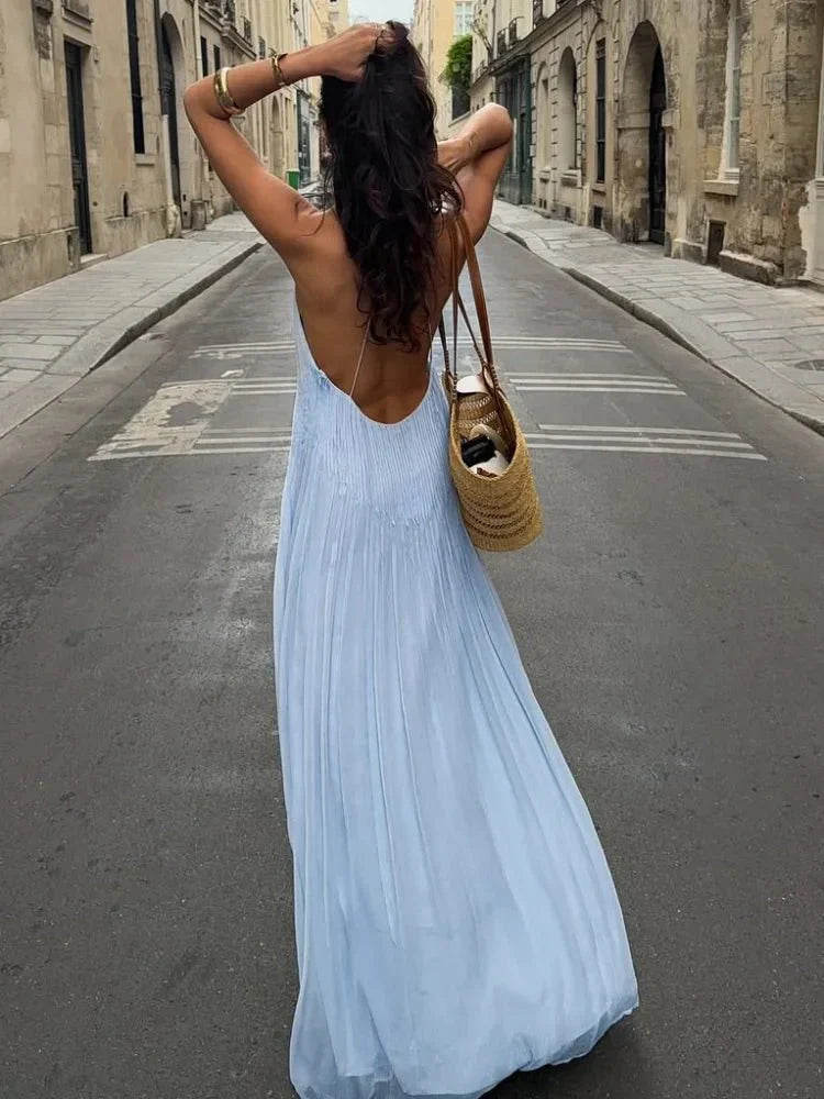 Anna Backless Maxi Dress