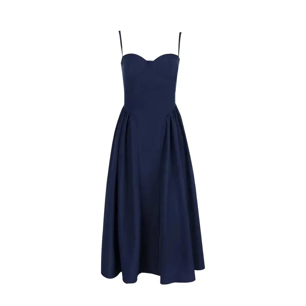 Annika Sleeveless Strap Midi Dress