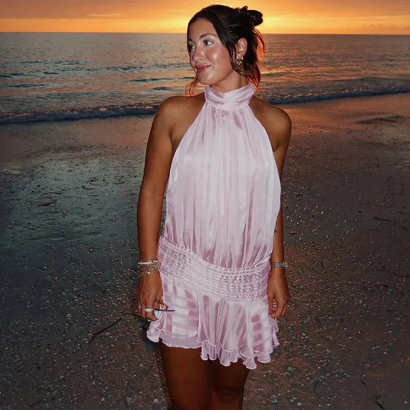 Ezra Backless Mini Dress