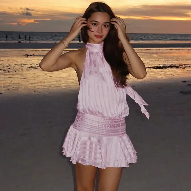 Ezra Backless Mini Dress