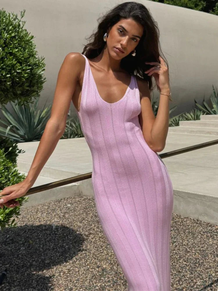 Frida Backless Maxi Dress