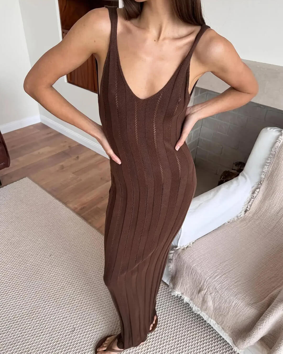 Frida Backless Maxi Dress
