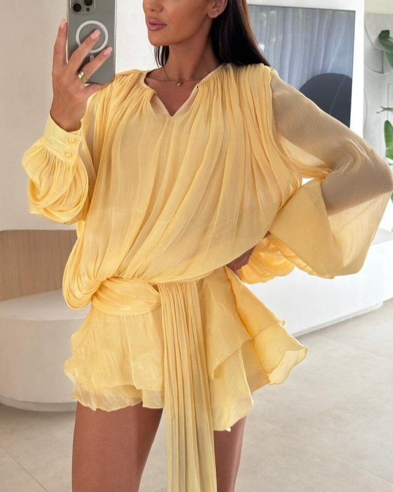 Grace Blouson Mini Dress