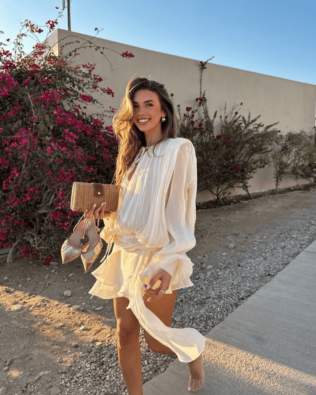 Grace Blouson Mini Dress