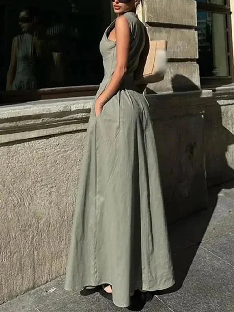 Jessica Sleeveless Midi Dress