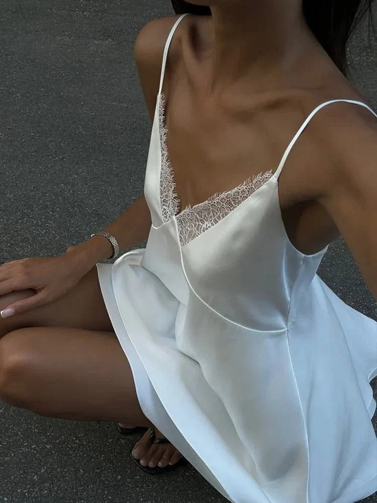 Kimberly Satin Mini Cami Dress