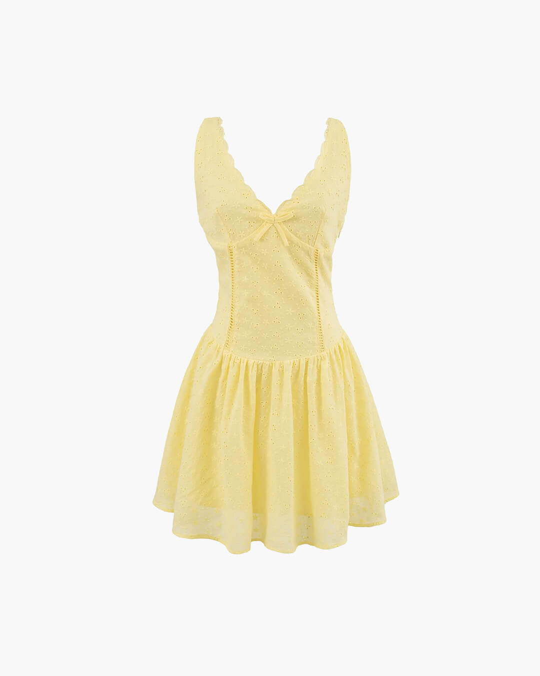 Kirsten Deep Neck Mini Dress