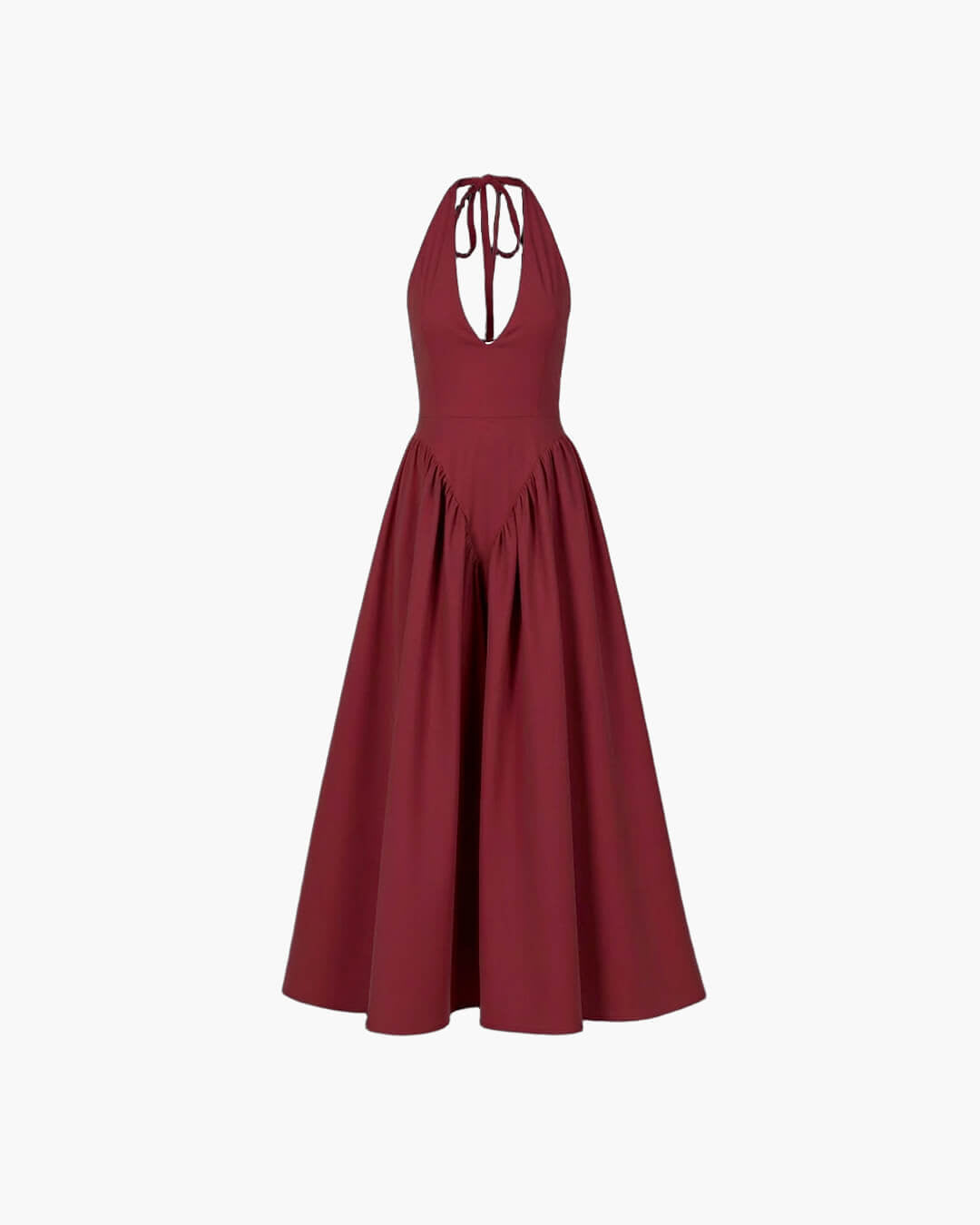 Kristy Deep Neck Maxi Dress
