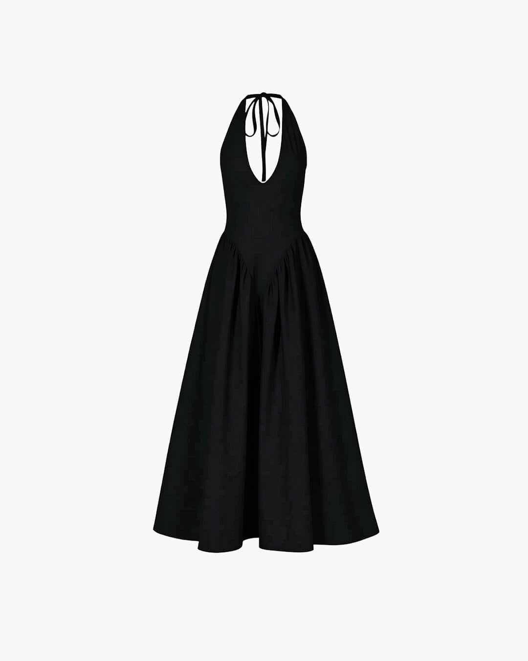 Kristy Deep Neck Maxi Dress