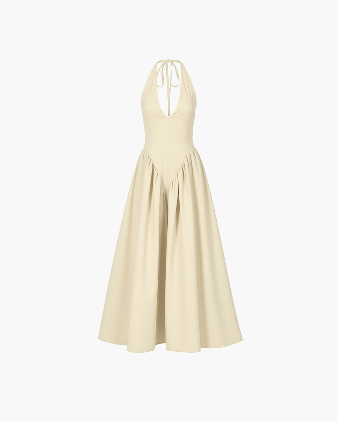 Kristy Deep Neck Maxi Dress