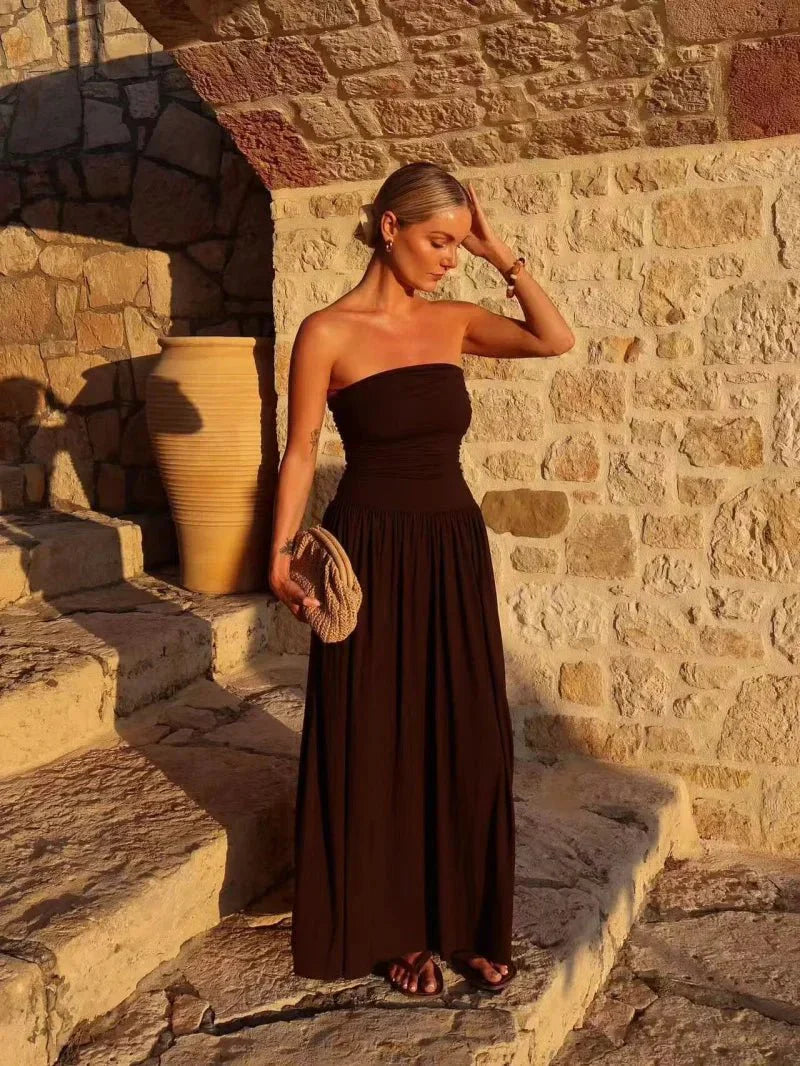 Lauren Strapless Maxi Dress