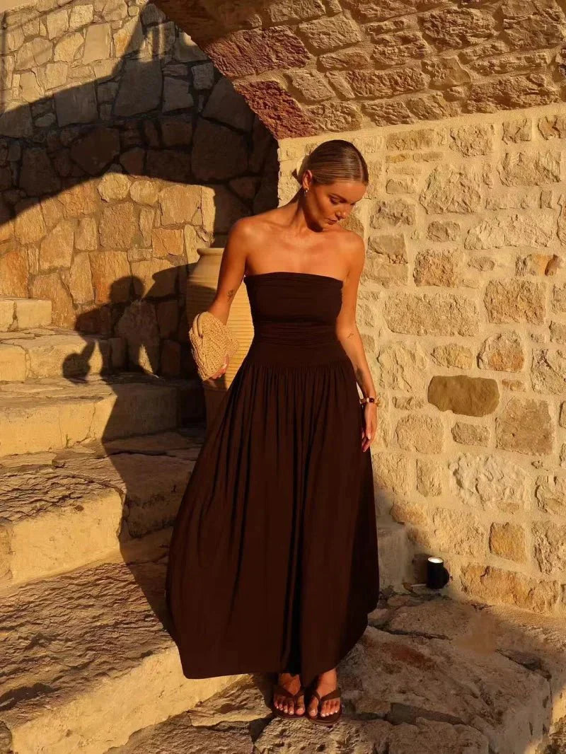 Lauren Strapless Maxi Dress