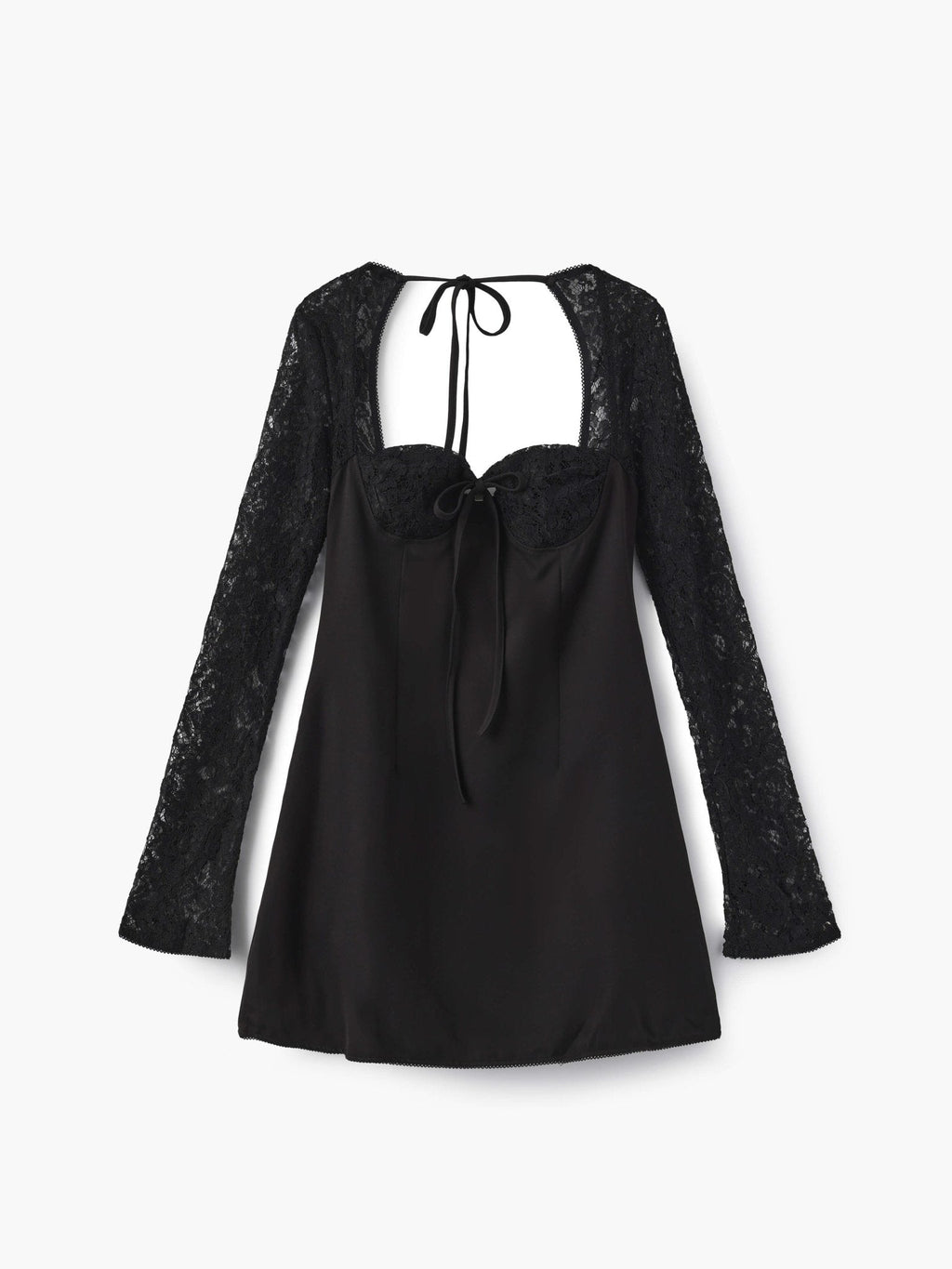 Louise mini dress with lace details