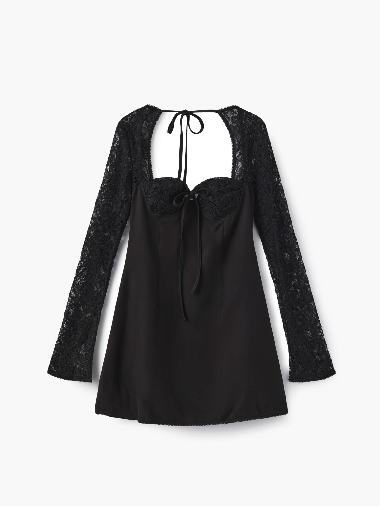Louise mini dress with lace details